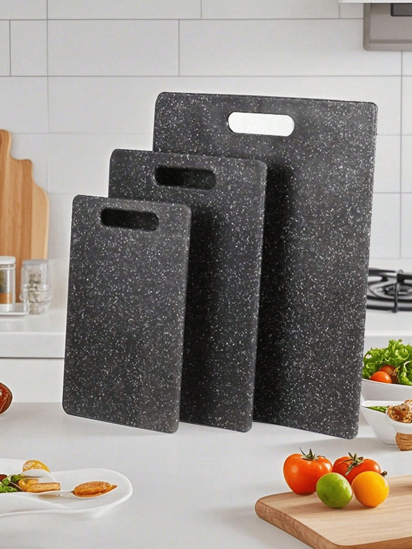Meal Prep Kinder - Conjunto de tábua de corte com