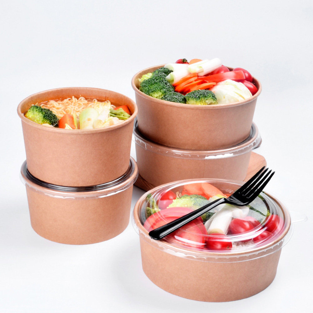 Meal Prep Usa - 20 Tigelas de Papel Kraft com