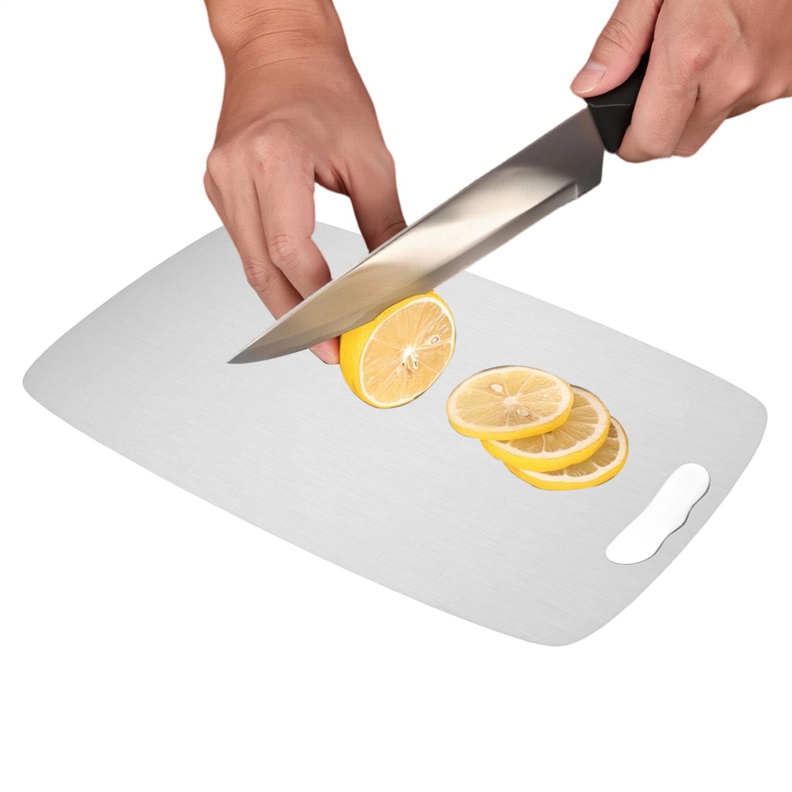 Tábua de Corte de Aço Inoxidáv - Meal Prep For Cutting avaliação e preço