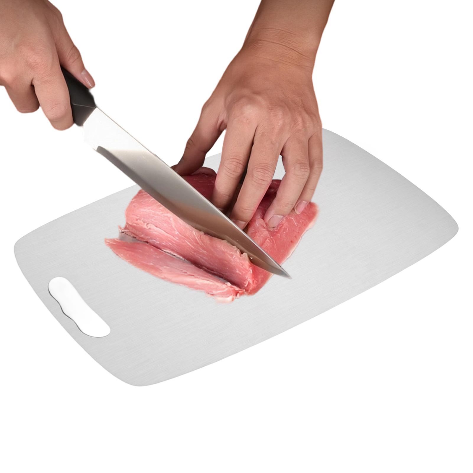 Tábua de Corte de Aço Inoxidáv - Meal Prep For Cutting avaliação e preço