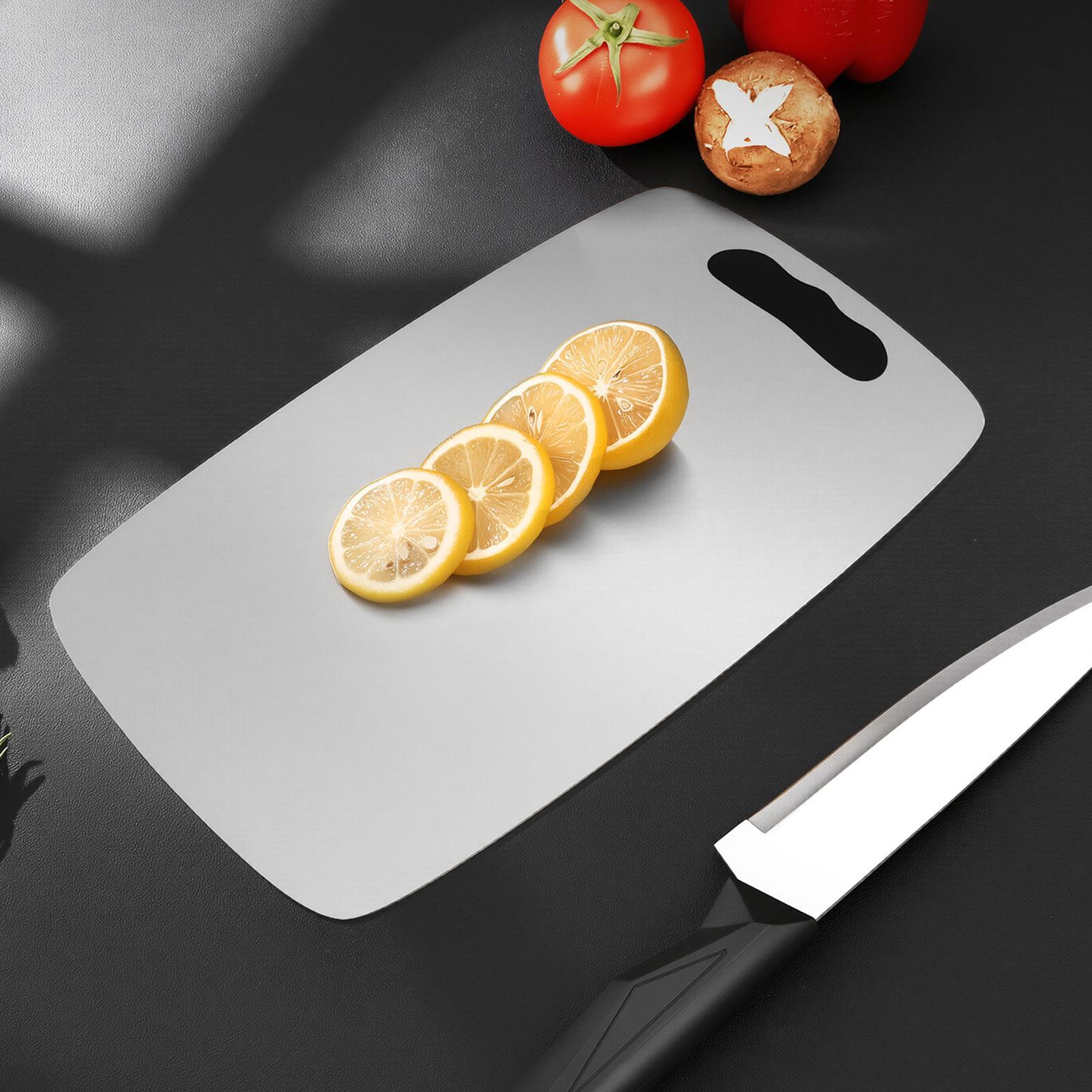 Tábua de Corte de Aço Inoxidáv - Meal Prep For Cutting avaliação e preço