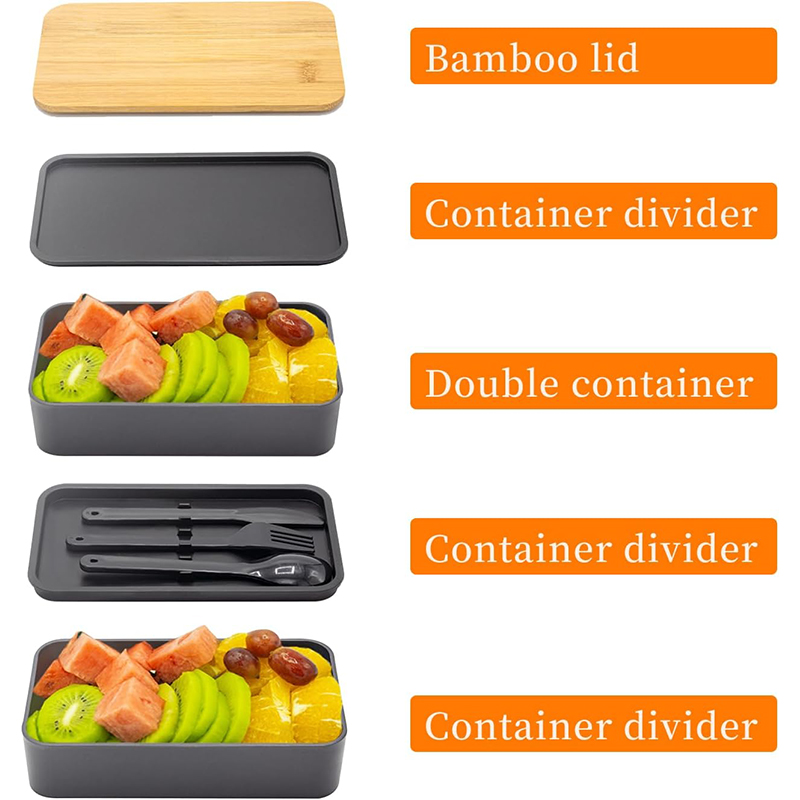 Caixa bento empilhável com ute - Meal Prep Fit avaliação e preço