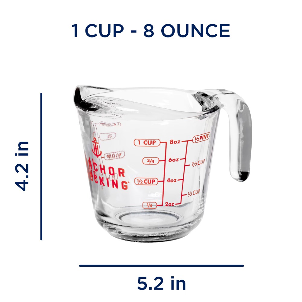 Conjunto de 2 Copos Medidores  - Meal Prep Usa avaliação e preço