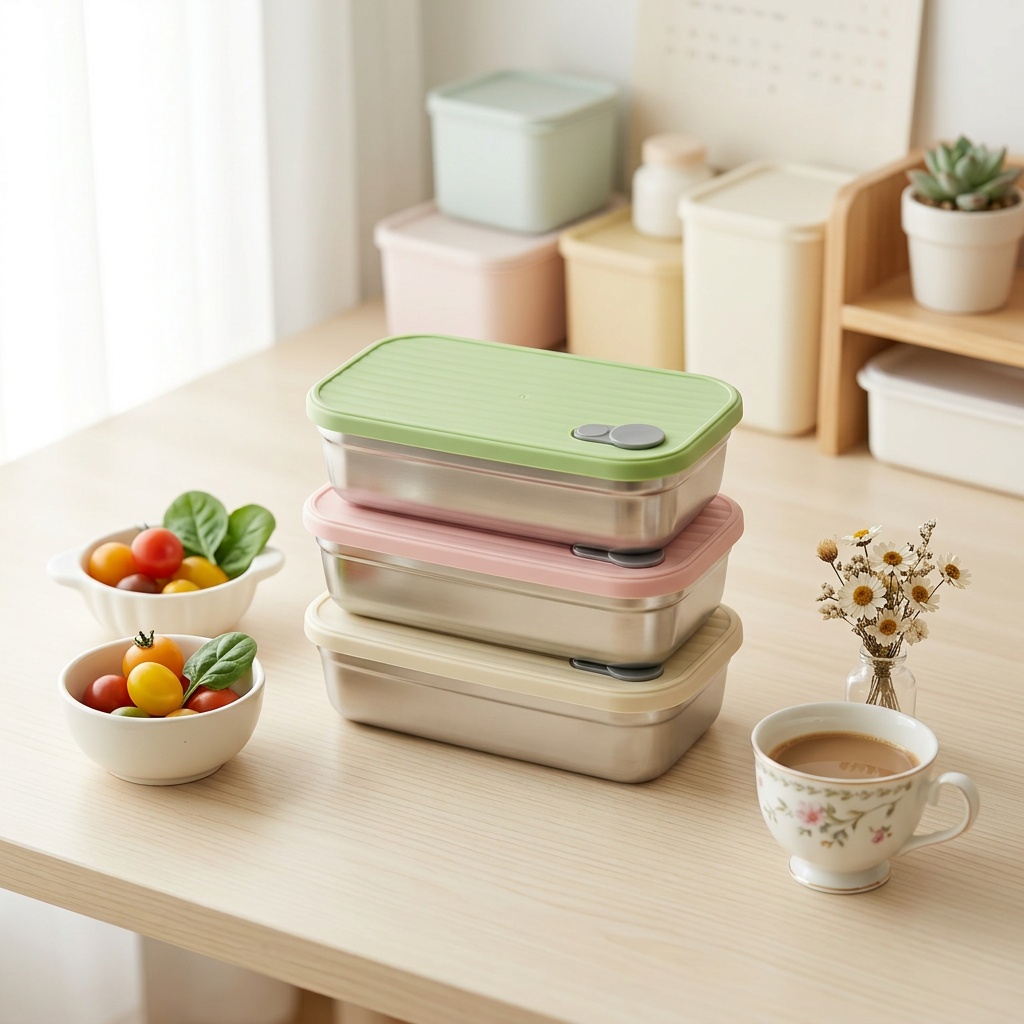 Caixa Bento de Aço Inoxidável, - Meal Prep Kinder avaliação e preço