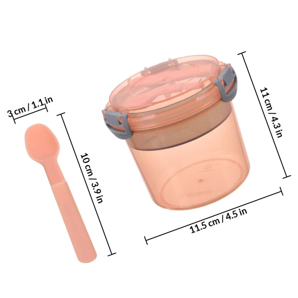 Conjunto de 2 Potes para Overn - Meal Prep Overnight Oats avaliação e preço