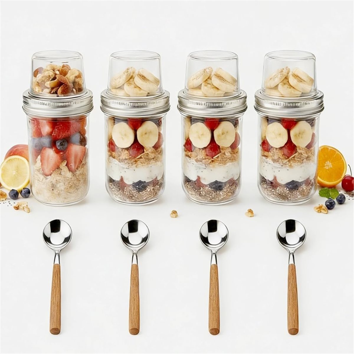 Recipientes BAAE para Overnigh - Meal Prep Overnight Oats avaliação e preço