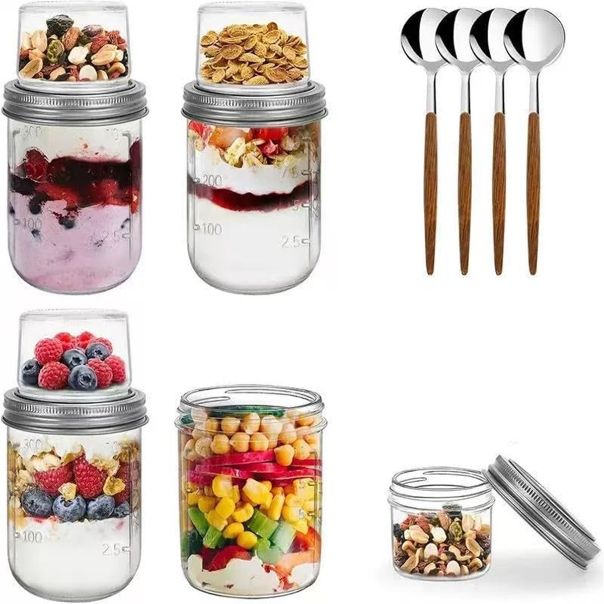 Recipientes BAAE para Overnigh - Meal Prep Overnight Oats avaliação e preço