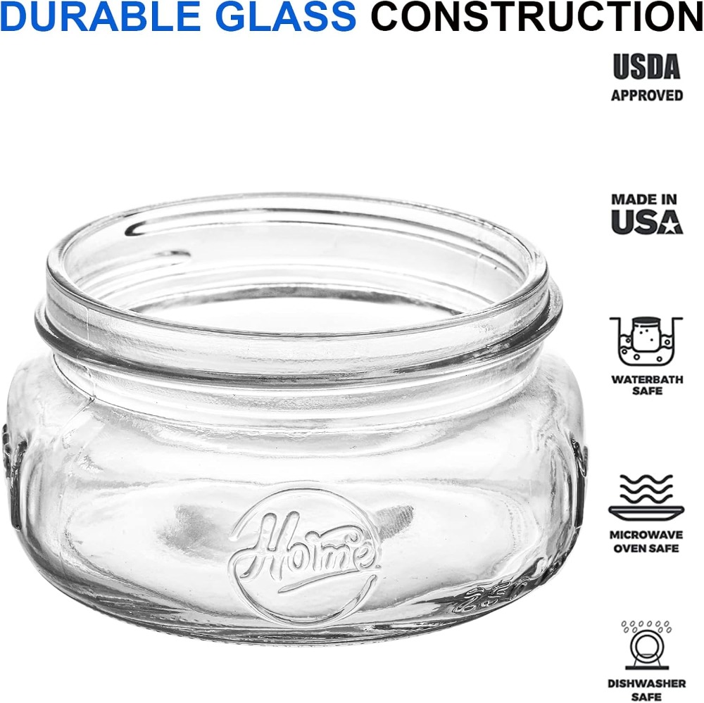 Pacote com 12 Frascos de Vidro - Meal Prep Overnight Oats avaliação e preço