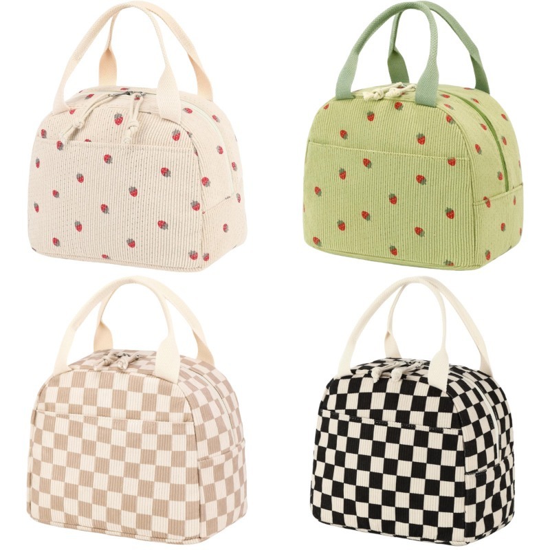 Bolsa de Almoço de Corduroy Fo - Meal Prep Fit avaliação e preço