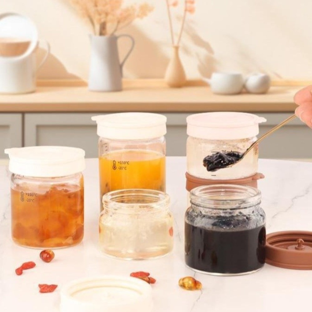 Pote de Vidro Transparente com - Meal Prep Overnight Oats avaliação e preço