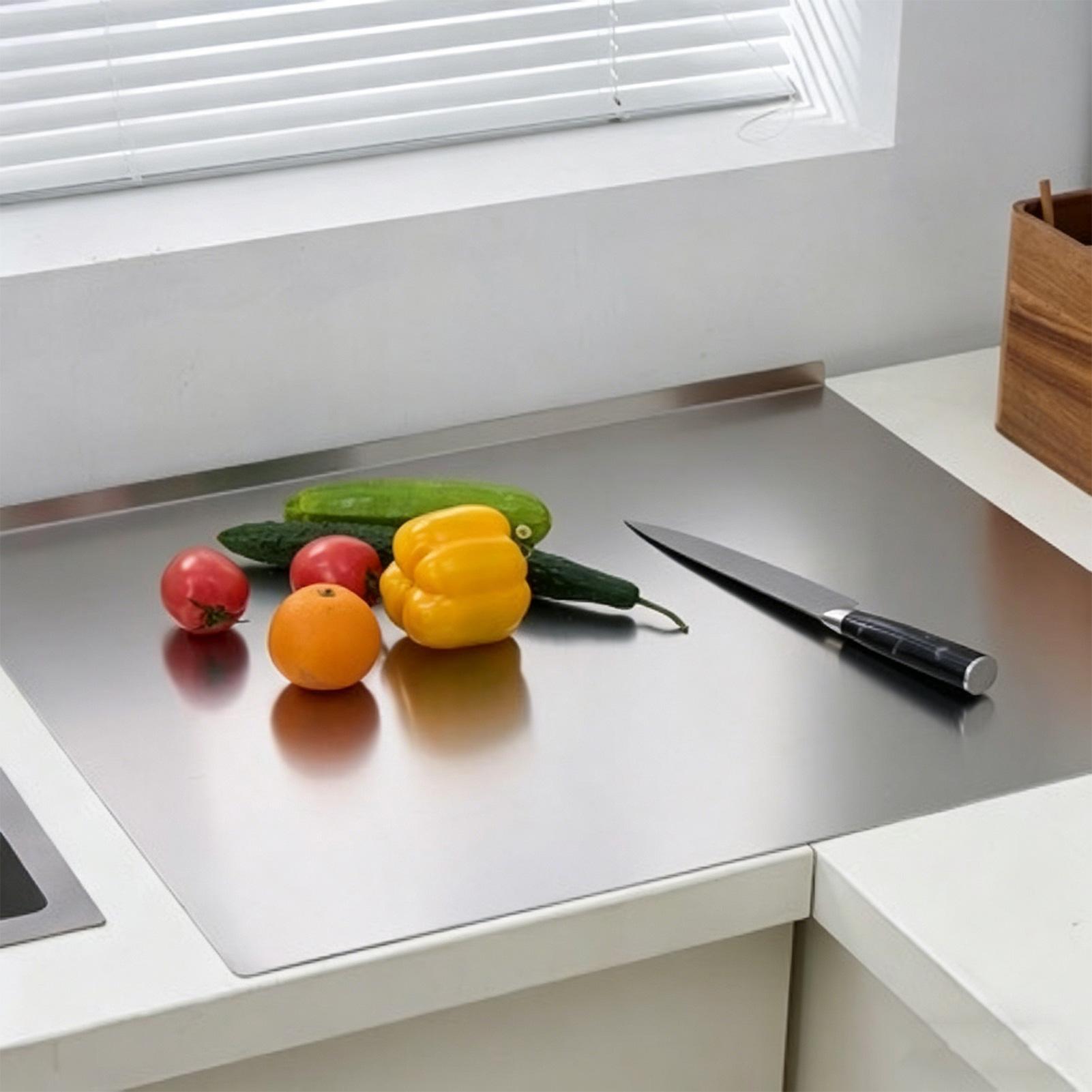 Tábua de corte de aço inoxidáv - Meal Prep For Cutting avaliação e preço