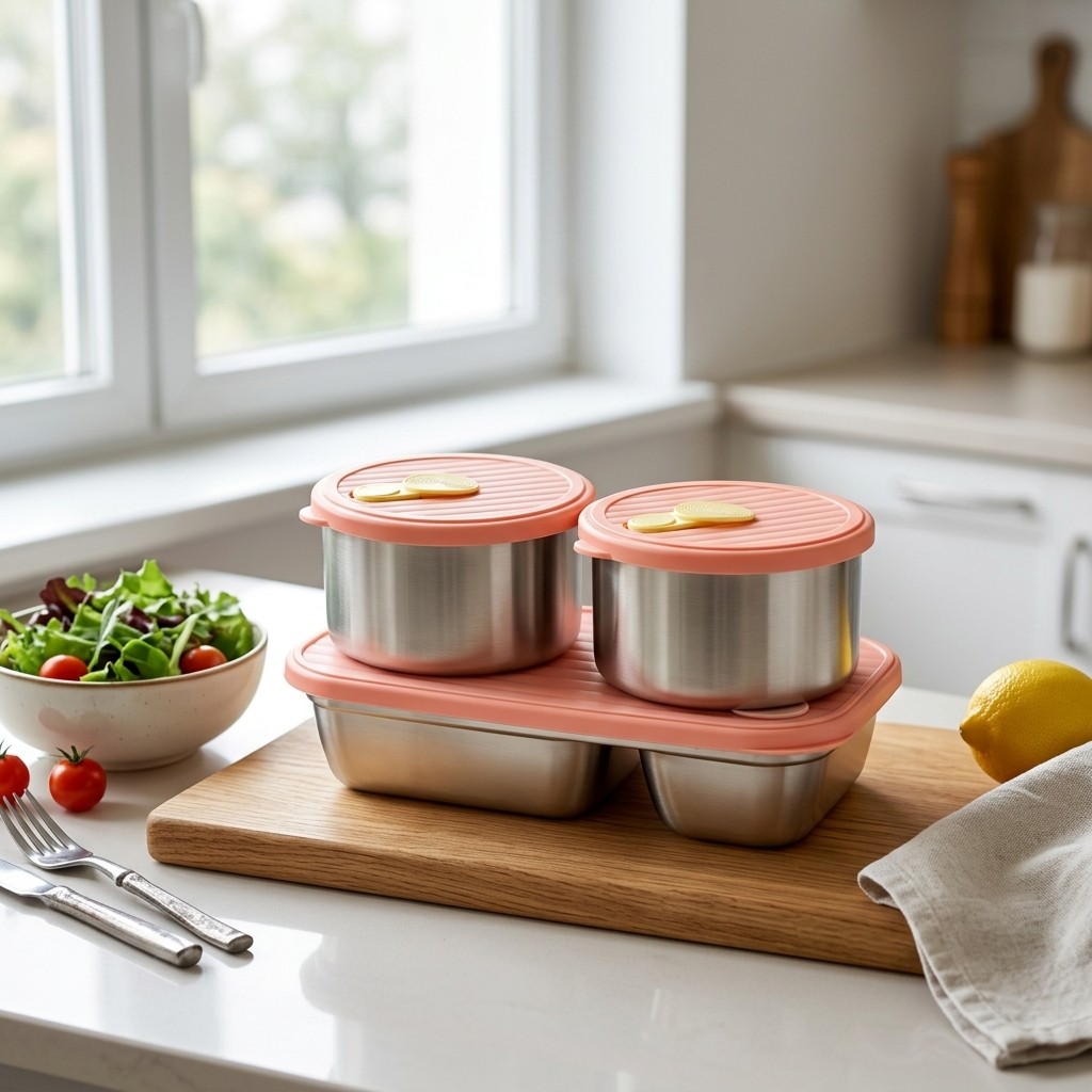 Conjunto de Marmitas de Aço In - Meal Prep Kinder avaliação e preço