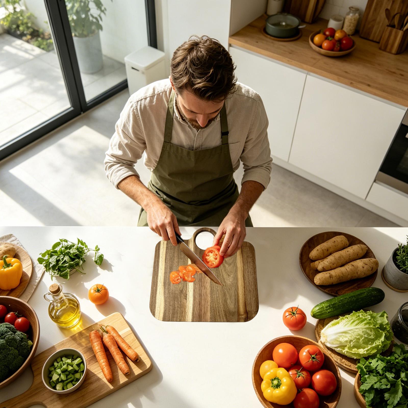 Tábua de Corte de Madeira Gran - Meal Prep For Cutting avaliação e preço