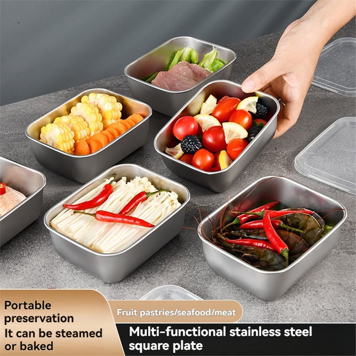 【AT48】 NOVOS Recipientes Empil - Meal Prep Fit avaliação e preço